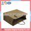 Wholesale Brown Decorative Kraft Paper Shopping Bags with Handles