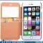 Flip PU Leather Case with Window for iPhone 6 Plus 5.5", Window View Smart Case for iPhone 6 Plus