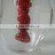 Acrylic plastic juice water infuse pitcher