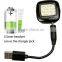 2015 Hot LED Flash Mini Selfie Sync Flashlight for iPhone6 6plus 5s 4s Galaxy S5 Note 3 4 Camera SmartPhone Multiple Photography