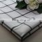 polyester two way spandexyarn dyed fabric big check design fabric
