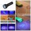 51 Led Scorpion UV fast track Flashlight, 365Nm Nichia Led UV Flashlight,Purple Small UV Light Scorpion UV Flashlight