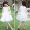 2015 new fashion flower girl net dresses