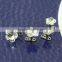 Flower Gem Internally Threaded Titanium Dermal Anchor Body Piercing Jewelry