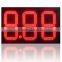 Outdoor waterproof 12 inch 7 segment led display gas station price signs indoor led display screen