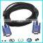 Nickle-plated black 1.2m male to male 3+6 vga cable