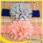 Lace Elastics Chiffon Flower Baby Hair Colorful Head Bands