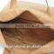 Ultra Light Cotton/Canvas Lining Kraft Paper Travel Shoulder Bag With Zipper Closure