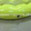 stock hot sale fun lemon Slice Inflatable Island Raft, inflatable fruit slice,fun floating island