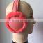 2016 New Arrival Big Size Leather and Soft Fur Earmuffs With Headphone