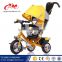 2016 New Luxury metal frame baby twins tricycle / cheap children tricycle rubber wheels / kids tricycle double seat