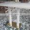 Modern Nightclub High Glossy White Top High Bar Table