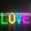 Remote Control LED Acrylic Light Up Light Letters For Sign