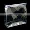 standard low price promotional custom clear PVC tote bag with zipper