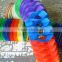 Rainbow Coloured paper balloon Garland party wedding decoration