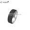 new design black tungsten wedding band with black plating carbon fiber ring