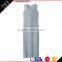 Long black dress summer dress sleeveless cultivate one's morality show thin dress female beach resort dress