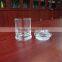 Cheap machine molde 180ml clear glass tumblers for candles