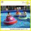 Battery powered radio control toy UFO boat water theme park water bumper boat for kids