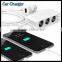 3 Socket Cigarette Lighter Adapter Mobile Accessories Multi 4 Port Usb Car Chargers Charger