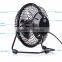 Quietness table desk fan USB metal mini fans