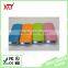 colorful 5200mAh Mini mobile power bank charger with18650 battery