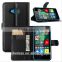 Wholesale high quality leather mobile phone case for nokia lumia 640xl