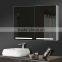 bathroom mirror cabinet for shower room with led light