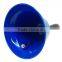 Metal hand bells with wooden handle in colorful painted with logo printing