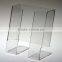 Factory Wholesale magazine rack dubai fashion acrylic display holder for magazine Plexiglass book rack