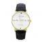 fashion leather strap daisy cut out face geneva platinum watches for women