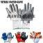 Cheapest 13 Gauge White Nylon Glove with Blue Nitrile Coated Glove Blue Nitrile Palm Coated Work Glove/Guantes De Latex A08