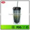 16 ounce plastic drinking water tumblers with straw