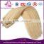 Perfect Customer Experience Factory Wholesale Natural Hair Extensions, Blonde Color Human Hair Weft