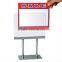 140H x 180W Counter Twin Stem Metal Sign Holder