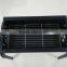 Black steel rectangle small BBQ geill with motor and fork
