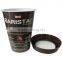 Disposable customied 8oz disposable white paper coffee cups flexo/ offset printed