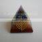 Seven Chakra Bonded Reiki Symbol Pyramid