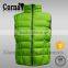 Customized fashion 100% polyester lightweight men's wind-proof down feather vest sale made in China