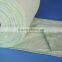 Bio-soluble fiber insulating cloth reinforced with fiber glass and stainless steel