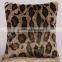 luxury decorative leopard printed fake fur home decoration car seat cushion covers
