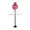 Customized LED stop sign with pole solar power 600mm traffic sign board
