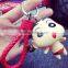 mini japan pink cartoon character keychains, custom design rubber keychain, custom design rubber mini japan pink cartoon charact