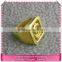 Wholesale wedding rings imitation gold rings, low price statement ring