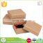 China suppliers new design brown kraft paper Luxury cardboard Storage jewelry box