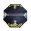 Hook Wood Handle Double Layer Inside Printed Promotion Umbrella