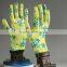 13G Black Seamless Knitted Nitrile Working Gloves/safety gloves/knitted gloves