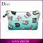 2016 custom wholesale travel canvas cosmetic bag