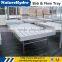 Hydroponic greenhouse plastic tray