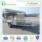 5x3 galvanized single axle commercial tipping caged box trailer